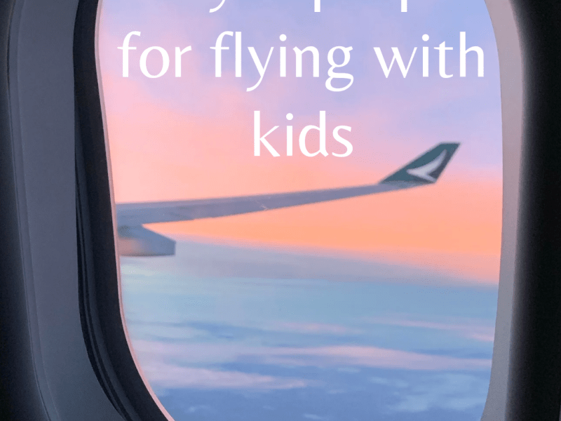 My top tips for flying with&nbsp;kids